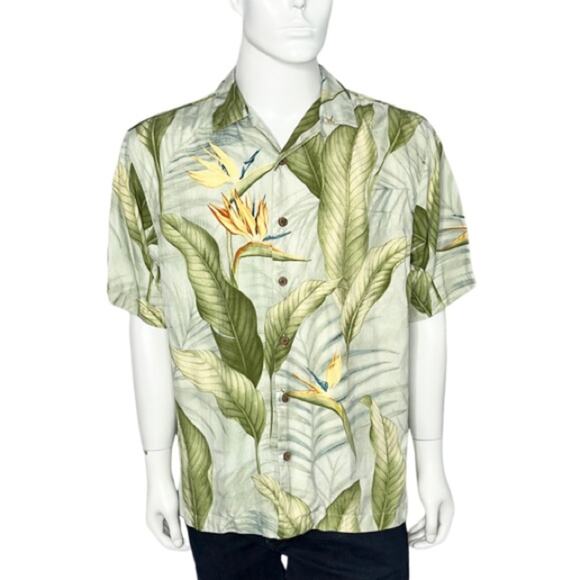 Tommy Bahama Other - Tommy Bahama Hawaiian Print Silk Shirt Size Medium- T30472